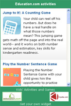 Activities Widget Generator