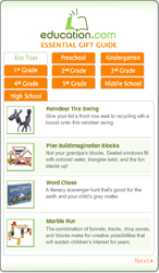 2008 Essential Gift Guide widget: