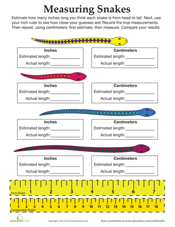 Inch by Inch | Printable Workbook | Education.com