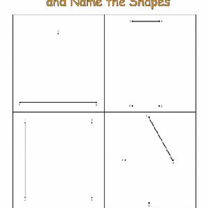 Connect the Dots and Name the Shapes | Education.com